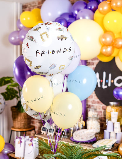 Prieteni cu balon din aluminiu