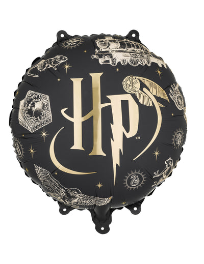 Balon din aluminiu Harry Potter™ negru 35 cm