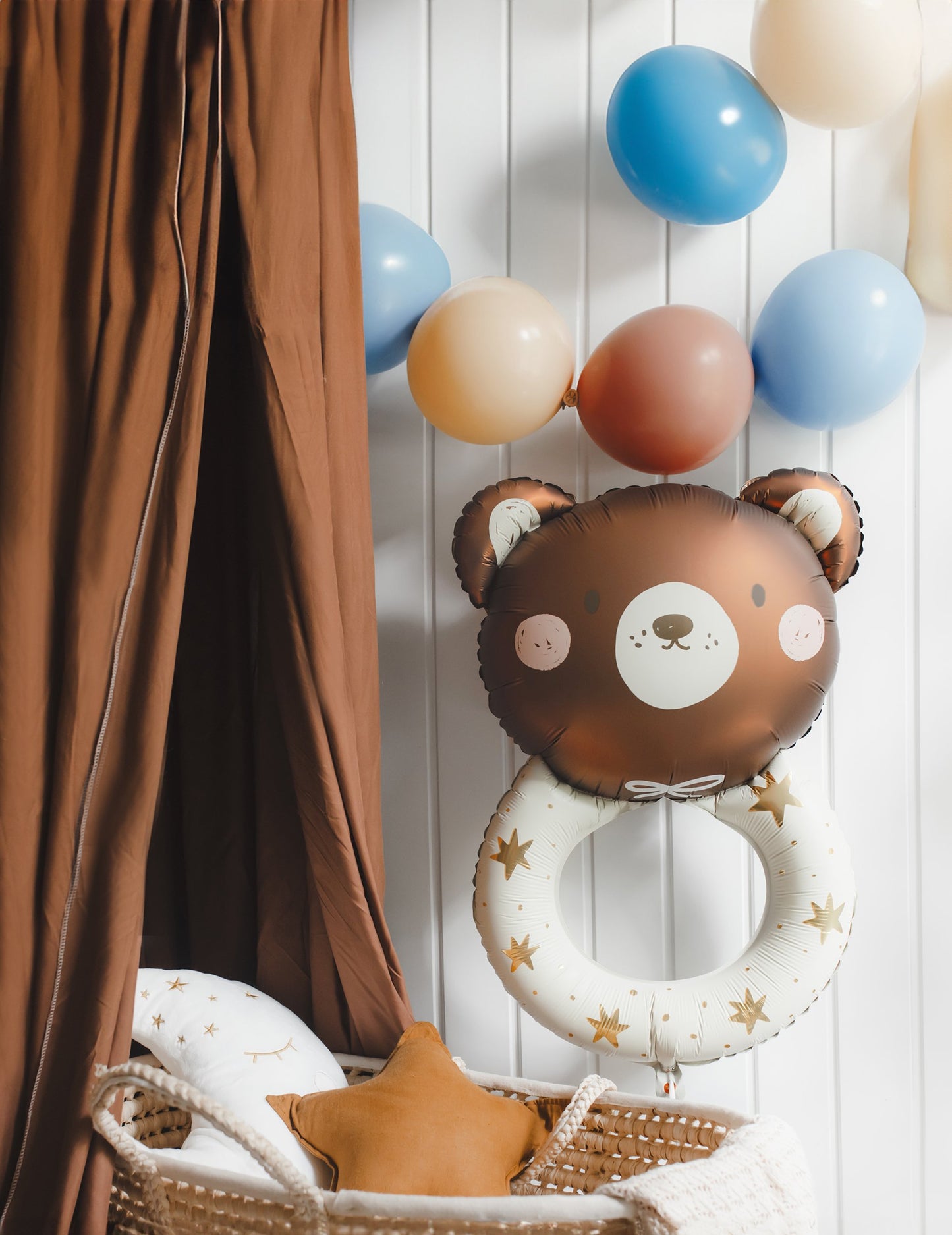 Ursul mic de balon din aluminiu, urs mic 61 x 88 cm