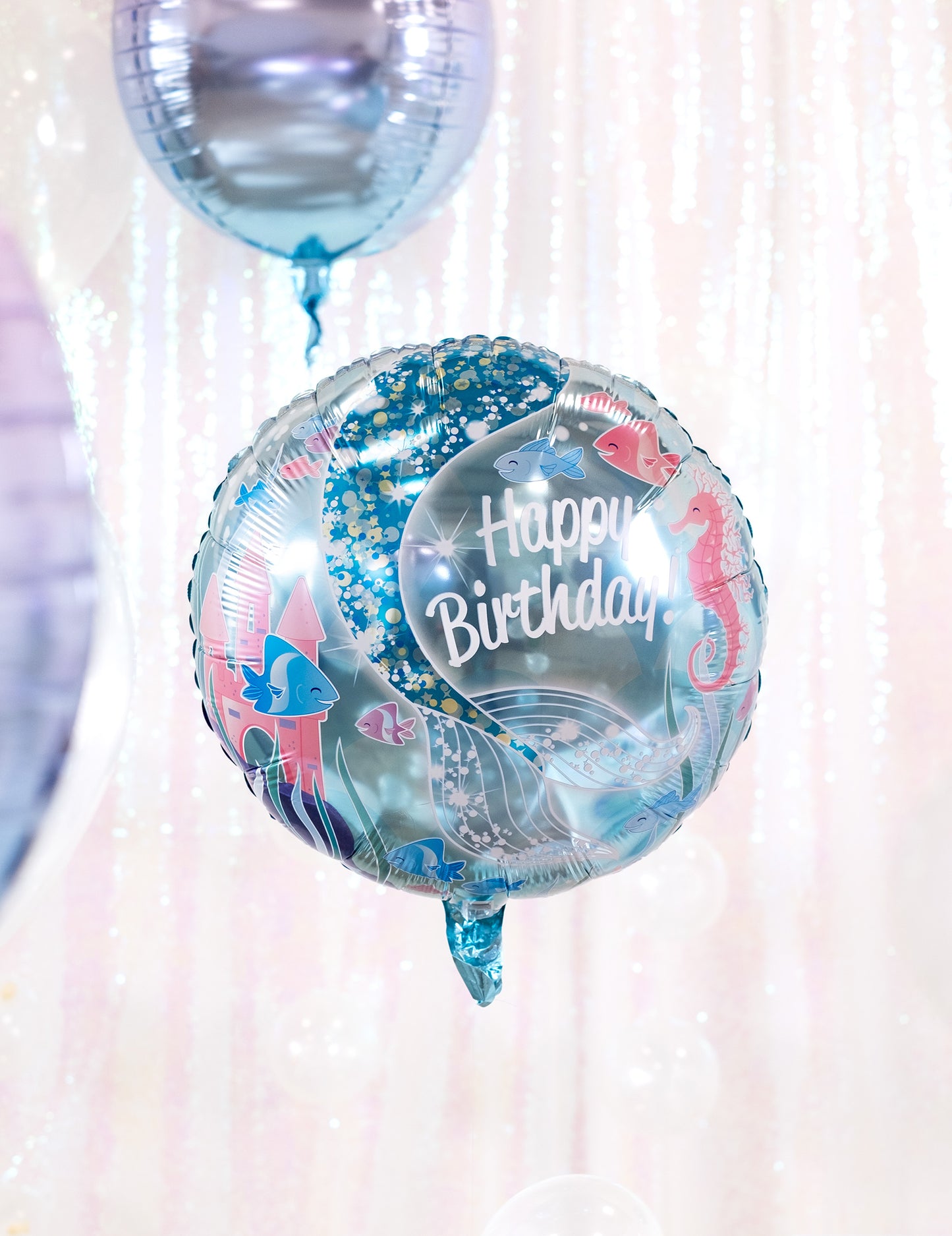 Balon folie drăguț cu o sirenă 45,7 cm decorațiuni de ziua de naștere