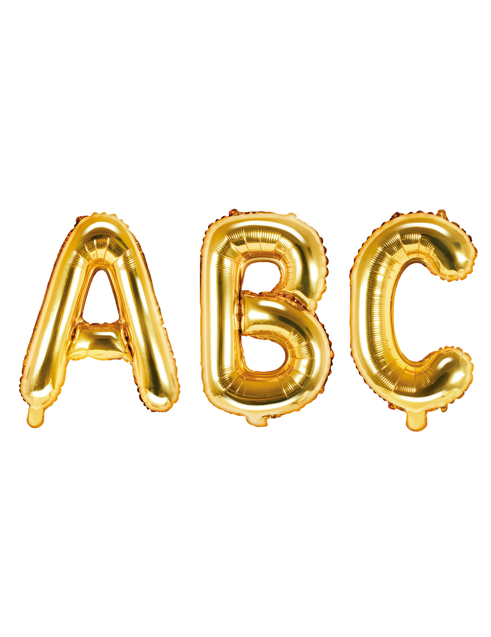Ballon aluminium lettre pour fête doré