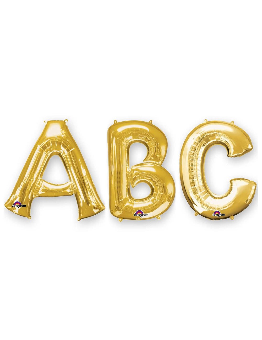 Balon din aluminiu literă aurie