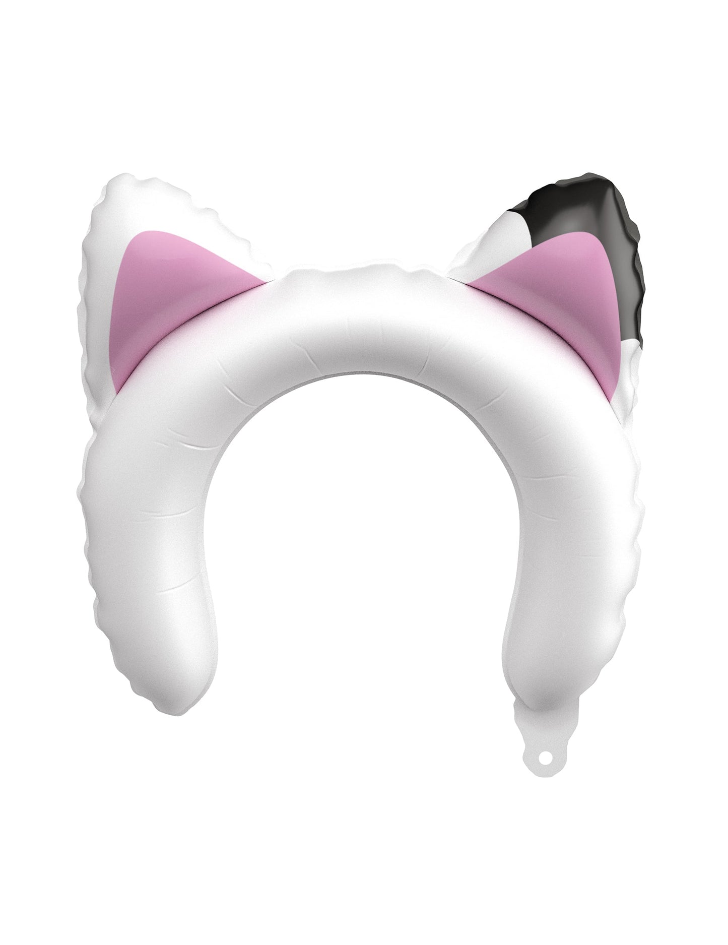 Ballon aluminium Oreilles de chat Gabby et la maison magique pour enfant blanc rose et noir