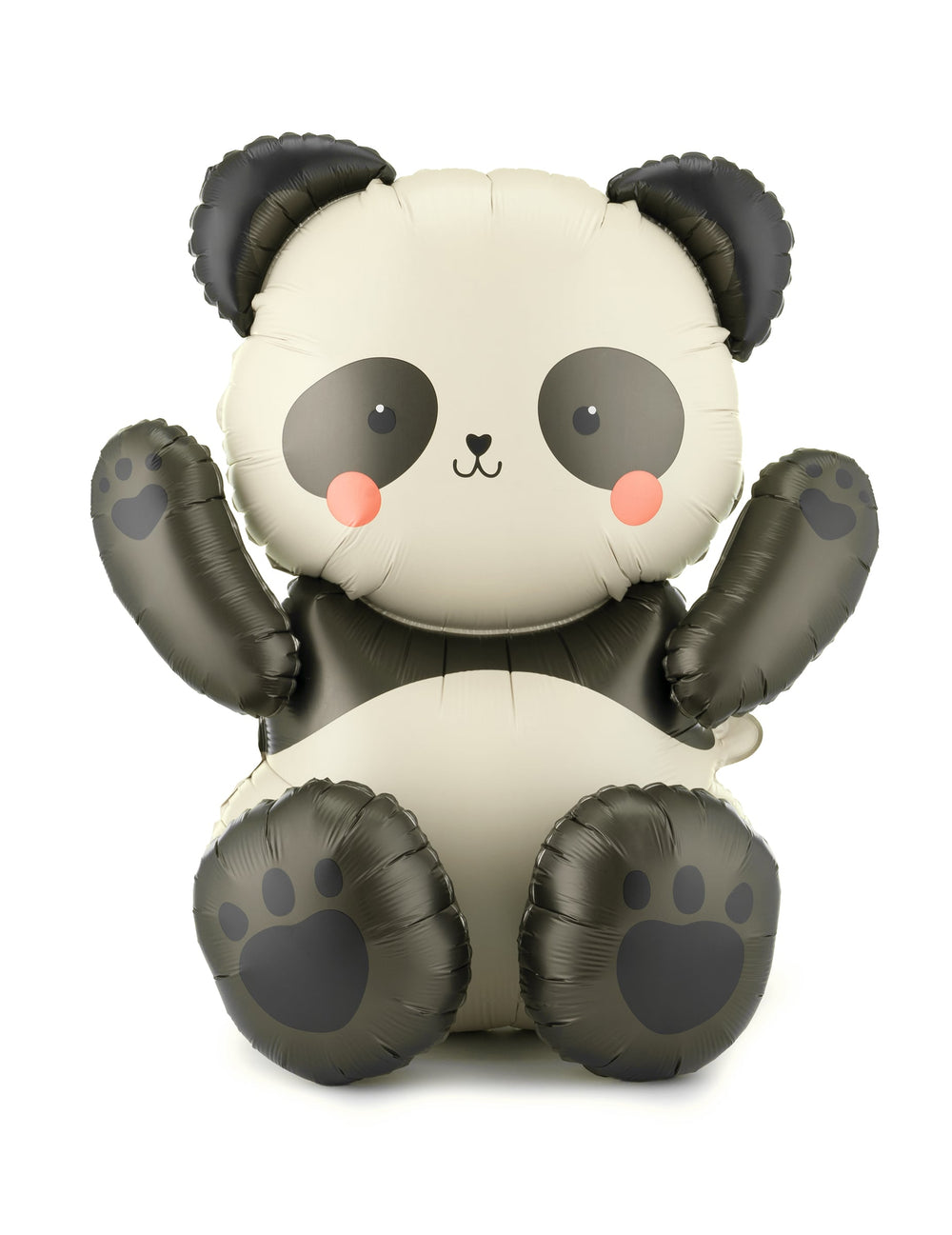 Ballon aluminium Panda pour fête noir et blanc