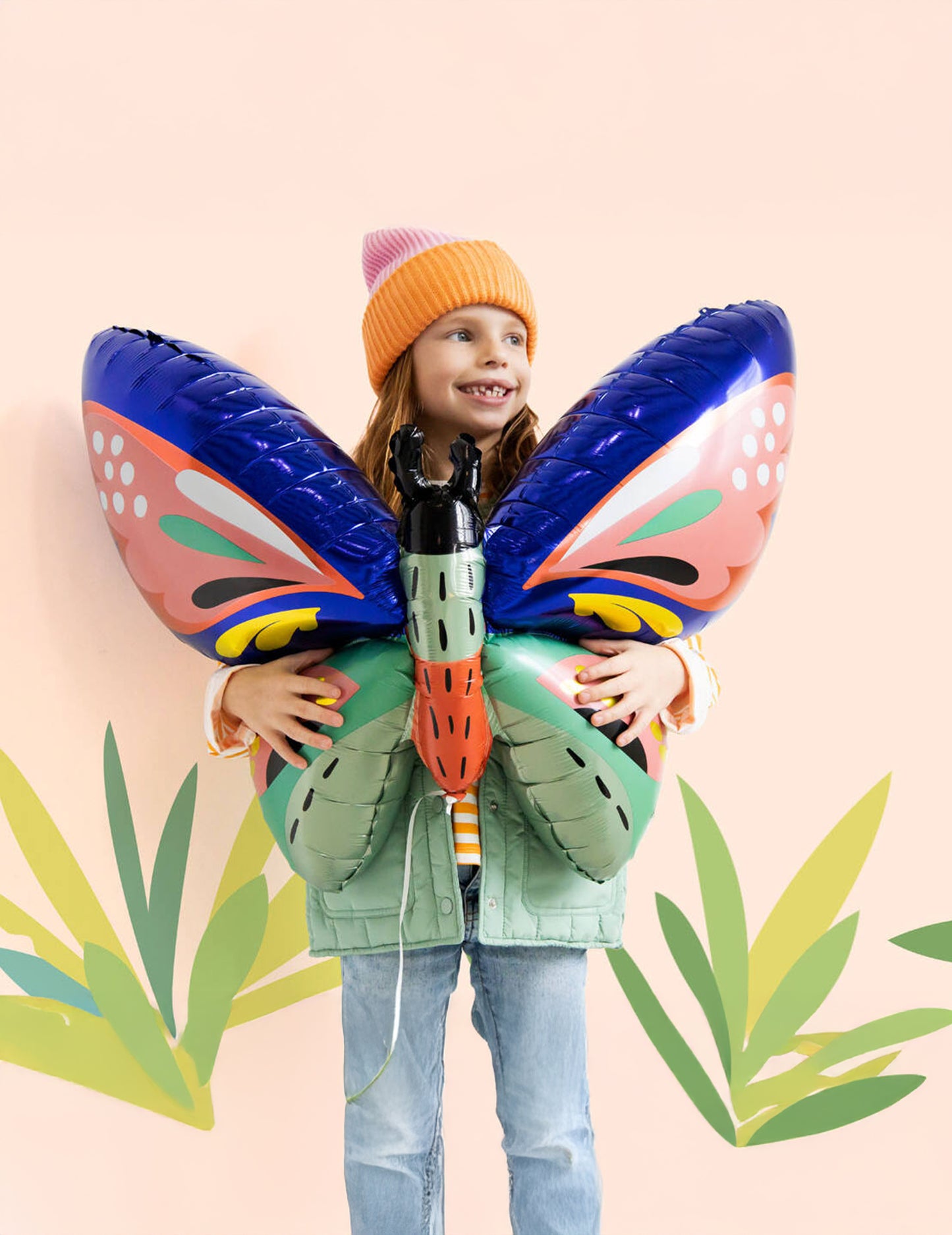 Balon din aluminiu Fluture 88 x 54 cm