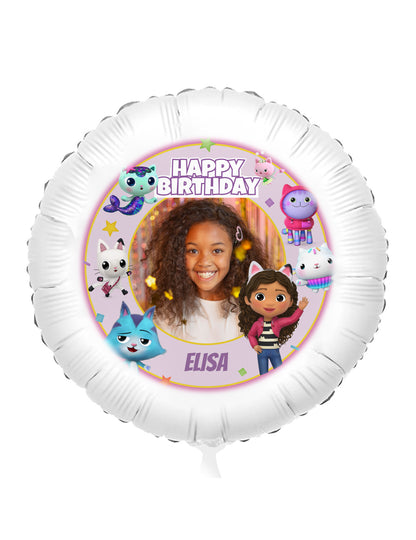 Balon din aluminiu personalizabil Gabby și Casa magică 50 cm