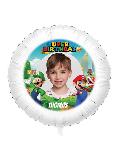Balon din aluminiu personalizabil Mario 50 cm