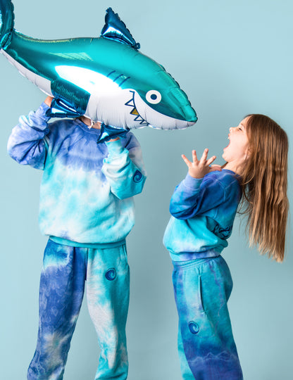 Minge folie Shark 102 x 62 cm pentru ziua de naștere a oceanului