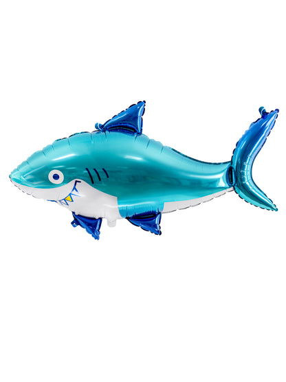 Minge folie Shark 102 x 62 cm pentru ziua de naștere a oceanului