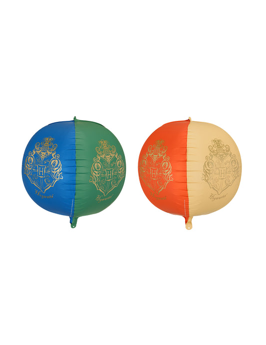 Balon din aluminiu sferă Harry Potter™ Stemă Hogwarts 50 cm