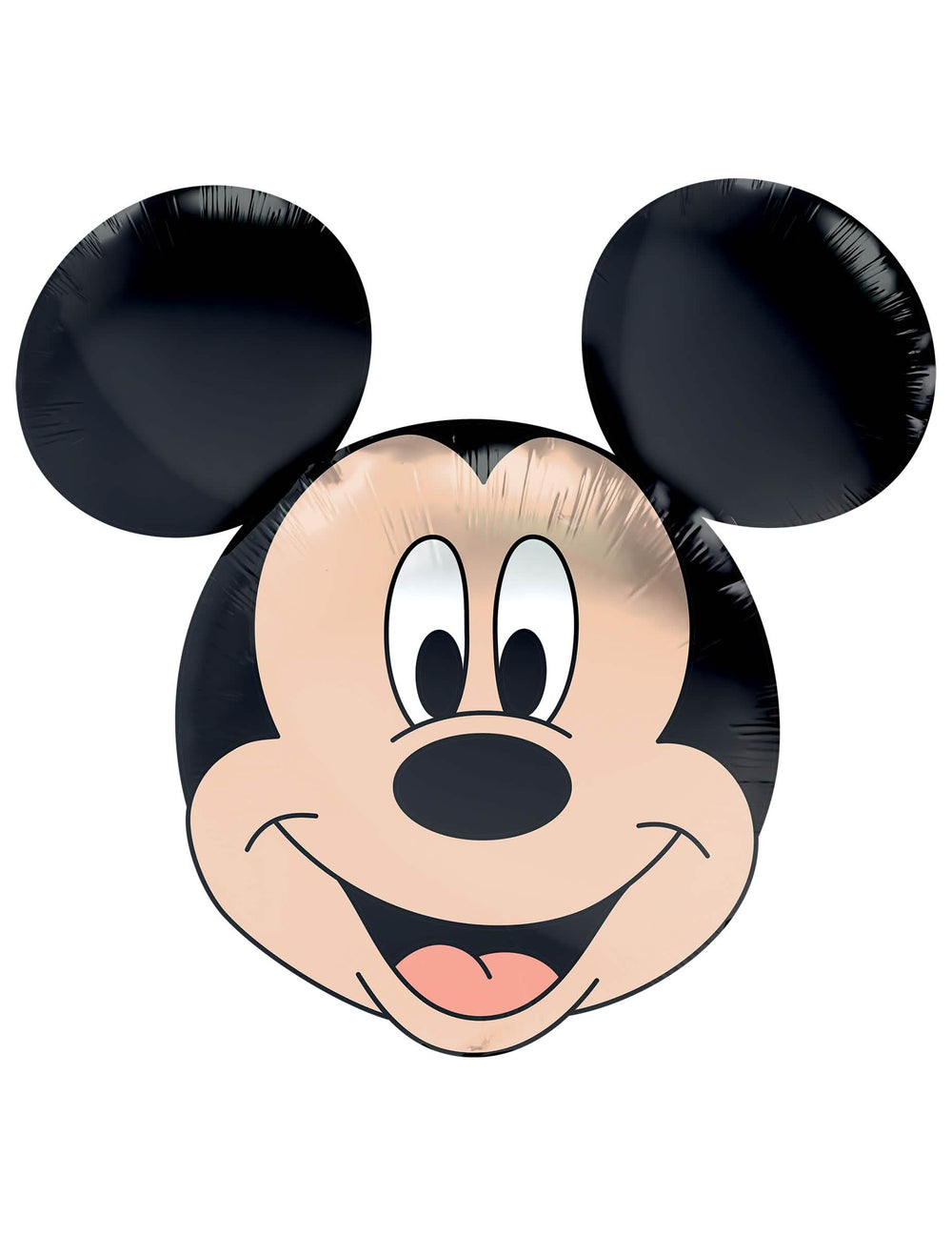 Balon din aluminiu Tête Mickey Mouse pentru copil negru și bej