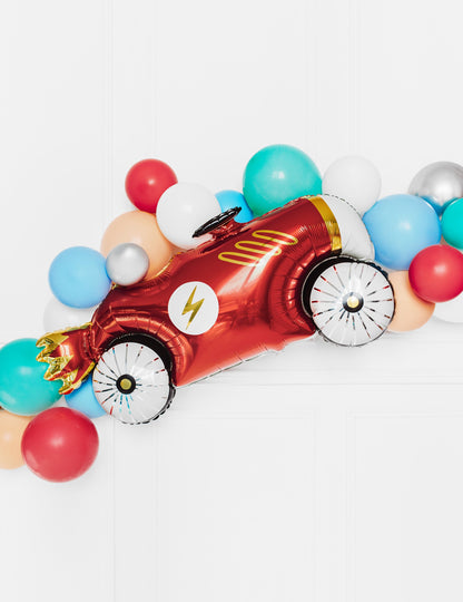 Red Racing Car Aluminum Ball 111 x 63 cm
