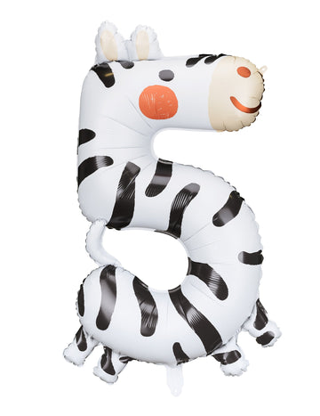 Zebra Aluminum Balloon 5 68 x 98 cm
