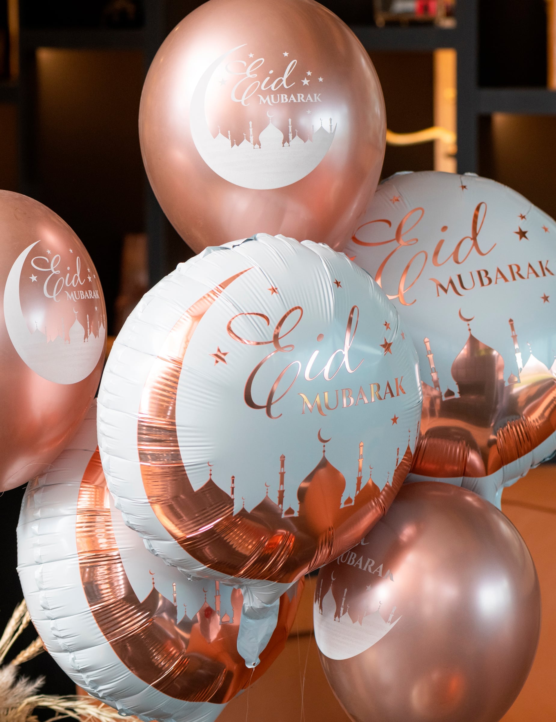 Bouquet de ballons du ballon en aluminium Eid Mubarak