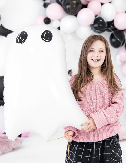 Balloon de aluminiu alb fantomă 48 x 68 cm