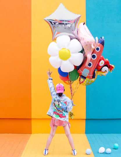 44 x 115 cm balon de aluminiu rachetă