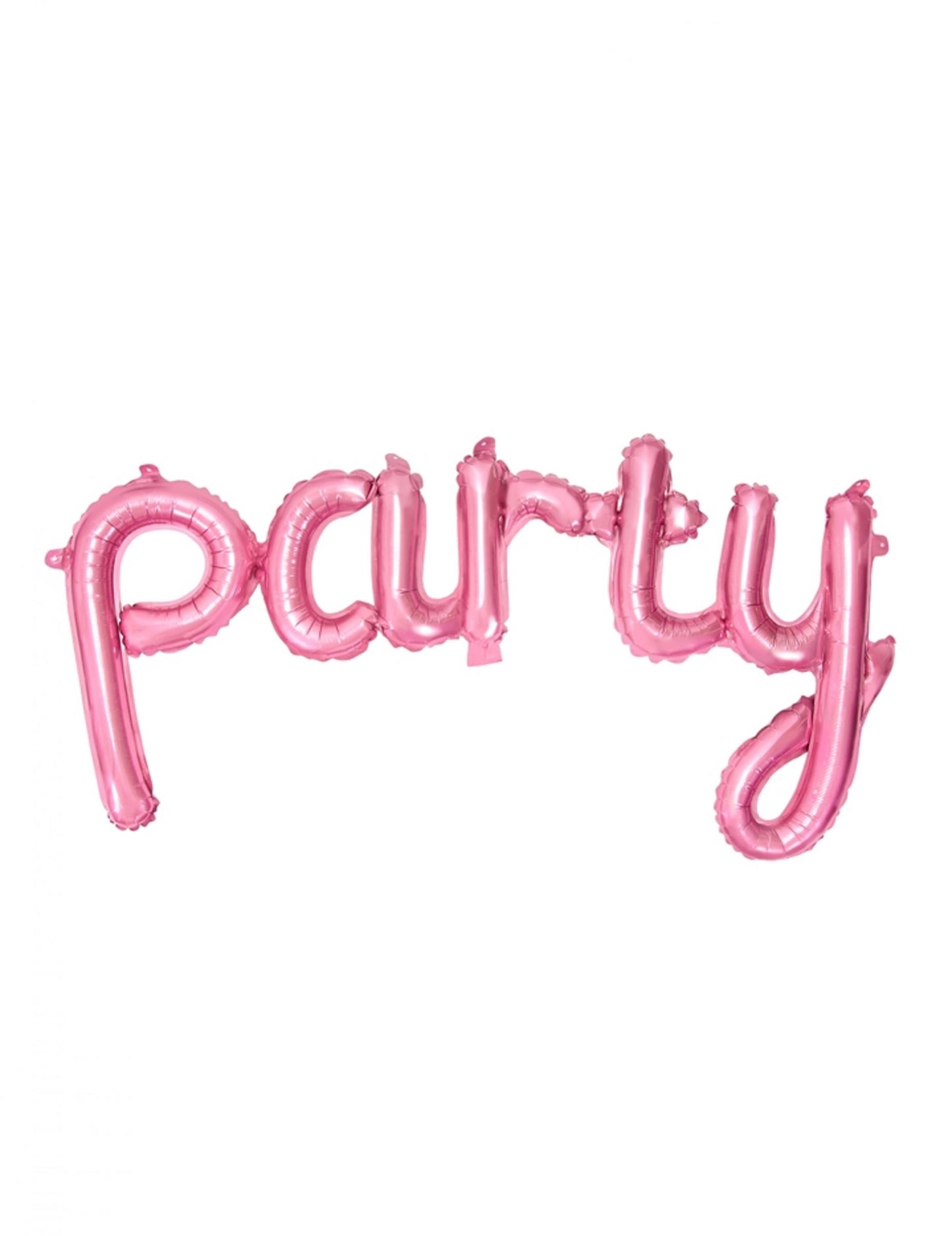 Ballon en aluminium party rose 80 x 40 cm à suspendre