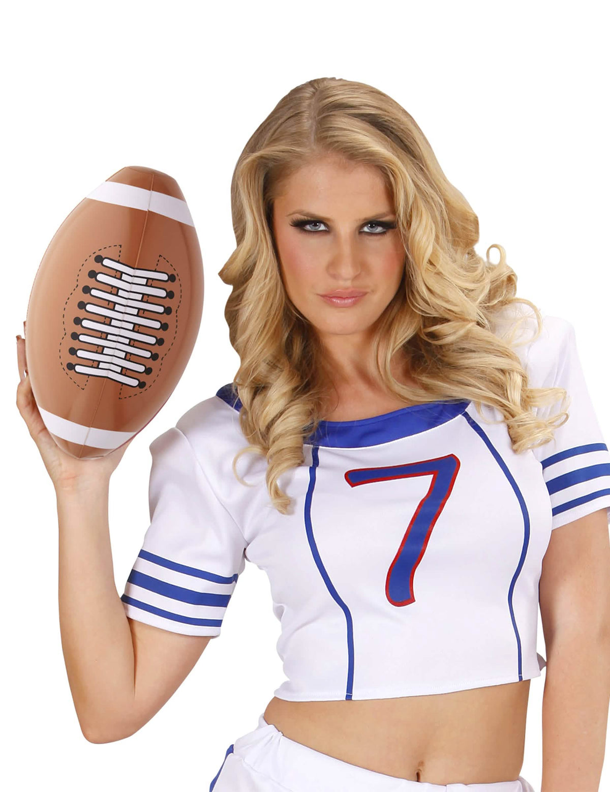 Balon de fotbal american cară-mă pentru adult maro și alb