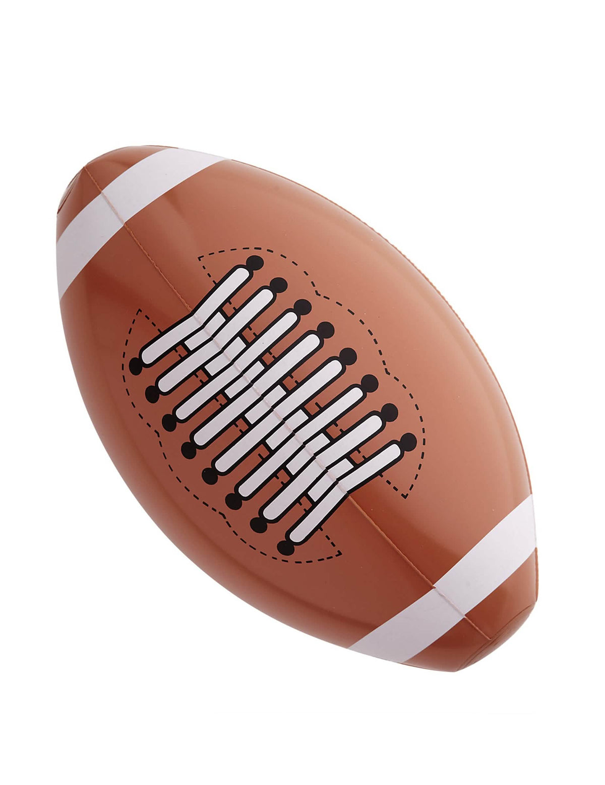 Detaliu al șireturilor balonului de fotbal american cară-mă