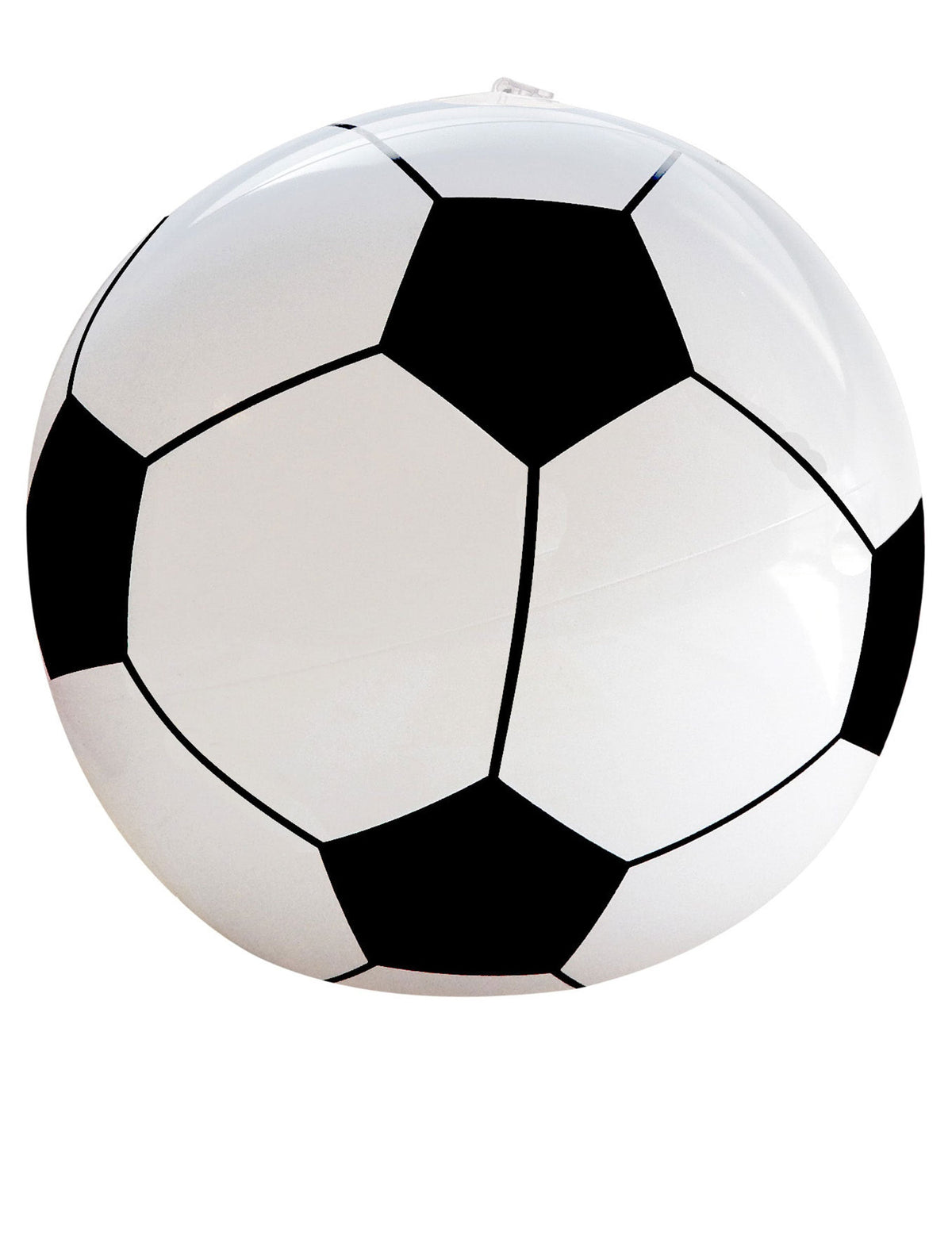 Mise en situation du ballon gonflable football