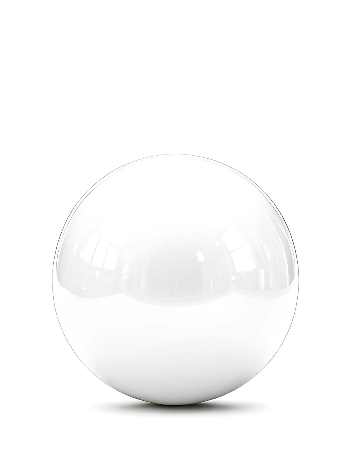 Balon gigant bilă oglindă alb 150 cm