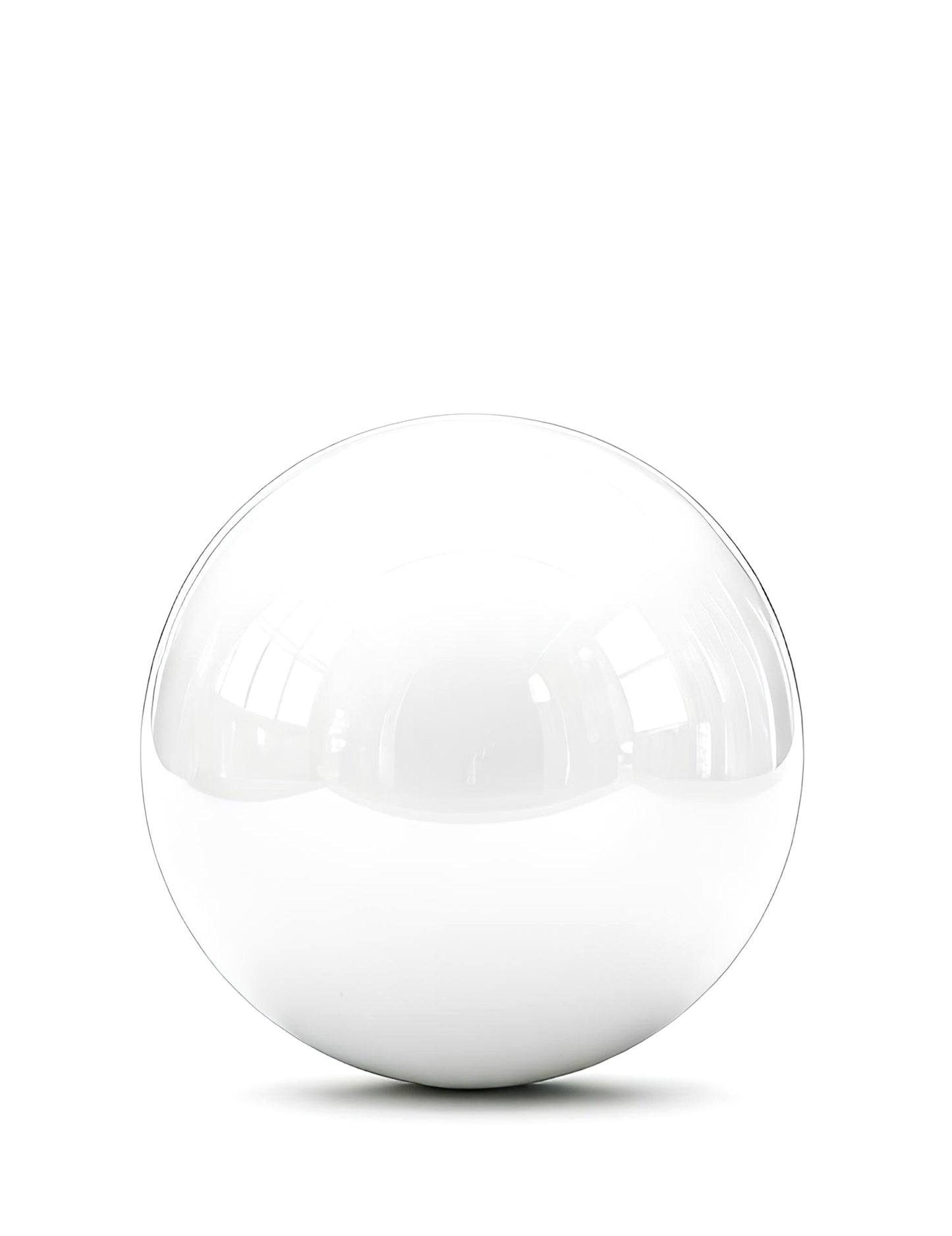 Balon gigant bilă oglindă alb 150 cm