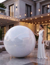Balon gigant bilă oglindă alb 150 cm