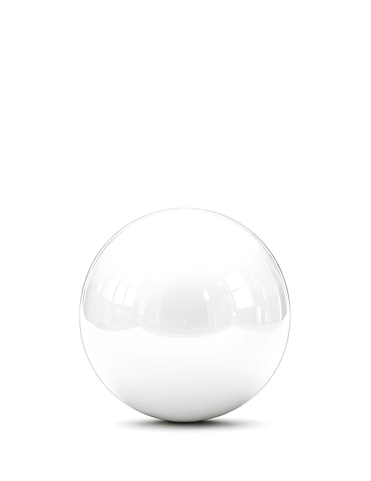 Balon gigant bilă oglindă albă 1m