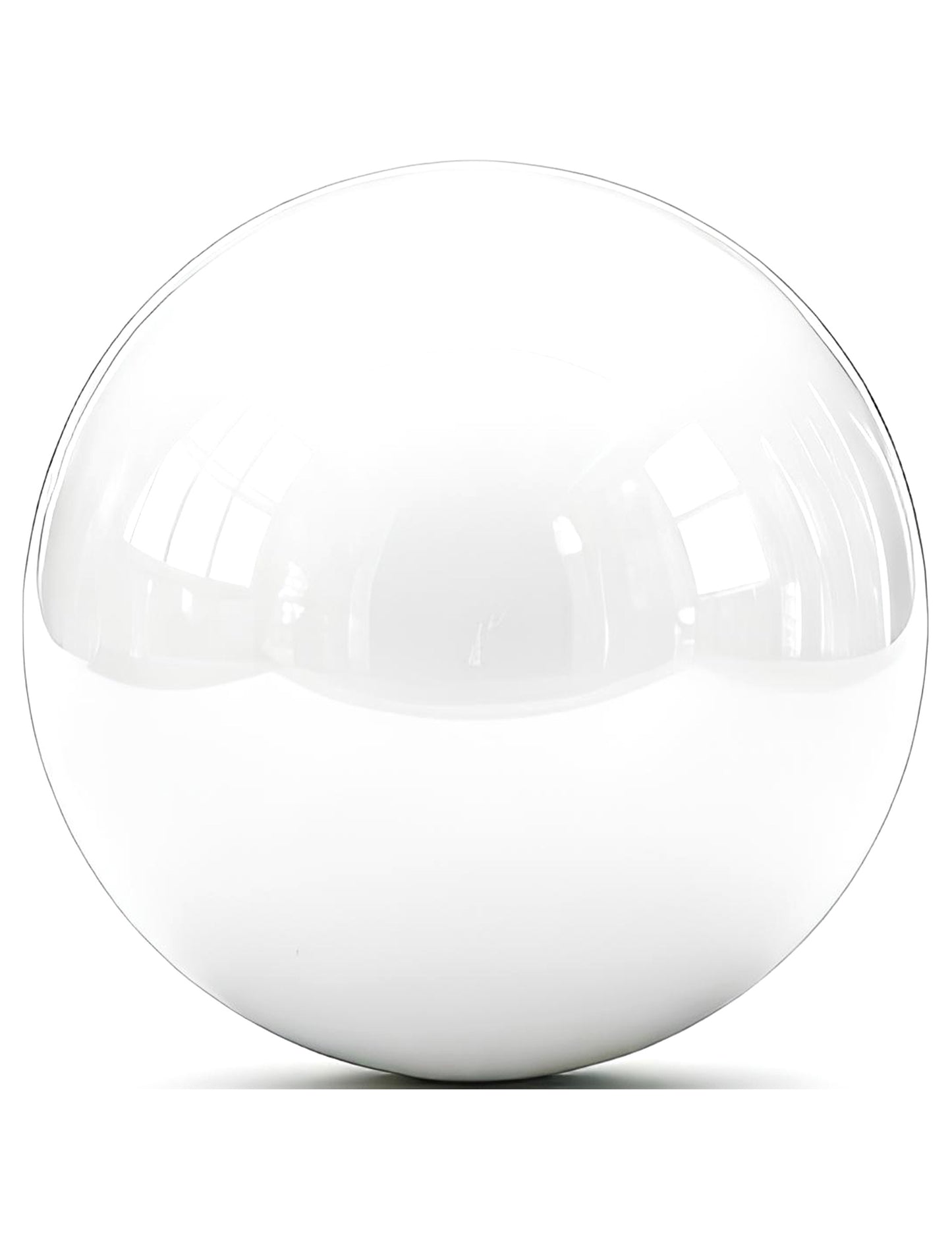 Balon gigant minge oglindă alb 200 cm