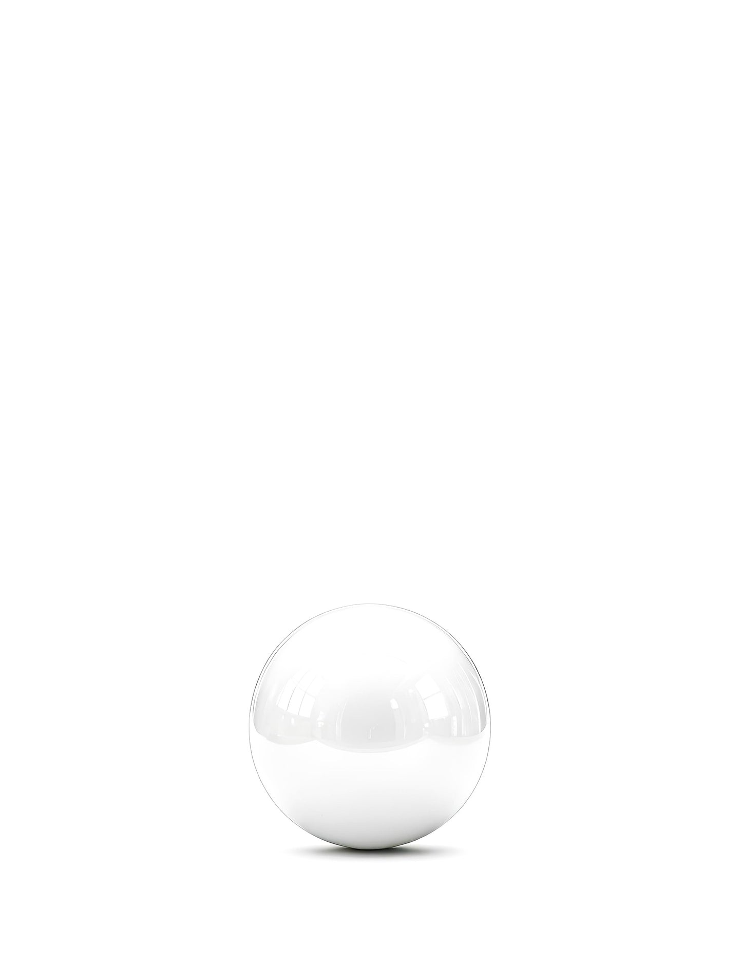 Balon gigant bilă oglindă albă 60 cm
