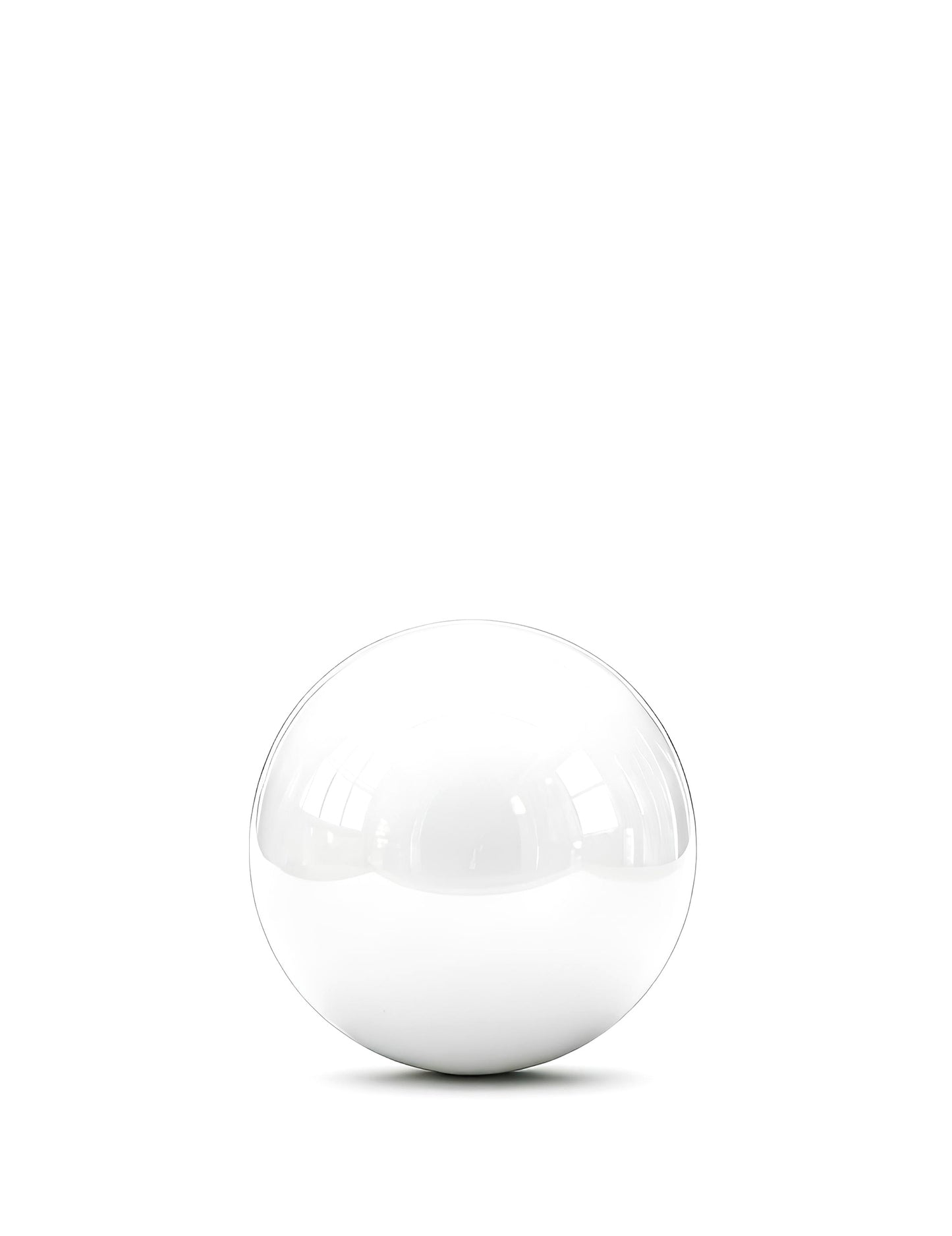 Balon gigant bilă oglindă alb 80 cm