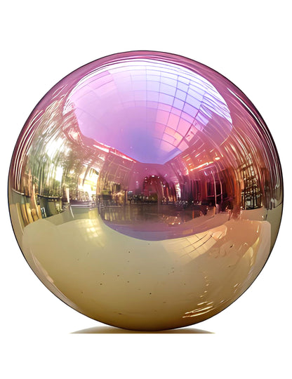 Balon gigant bilă oglindă iridescentă 200 cm