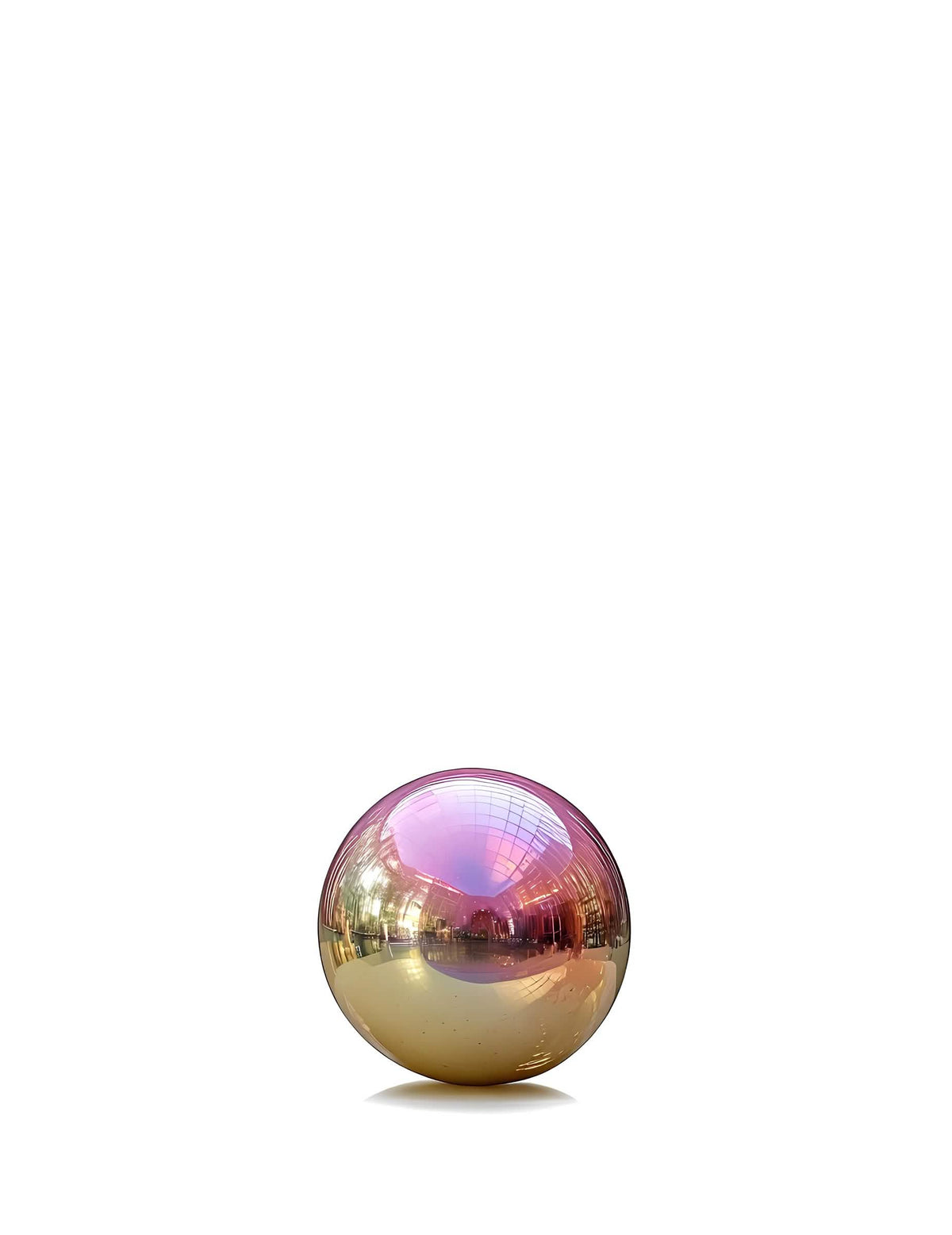 Balon gigant sferă oglindă iridescentă 60 cm