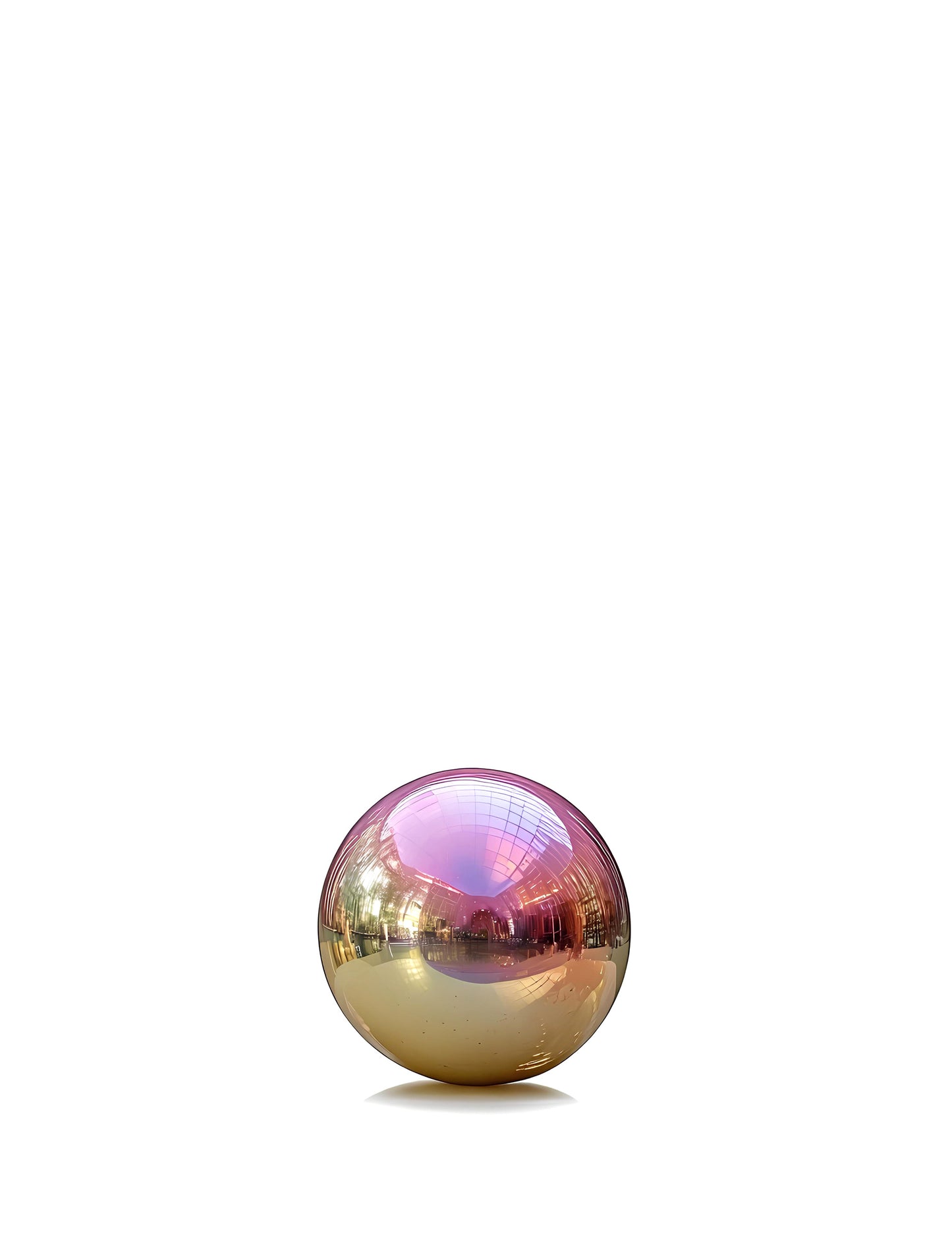 Balon gigant sferă oglindă iridescentă 60 cm