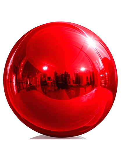 Balon gigant glob oglindă roșu 200 cm