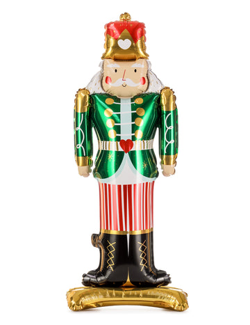 Nutcracker Giant Aluminum Balloon de Crăciun 34 x 85 cm