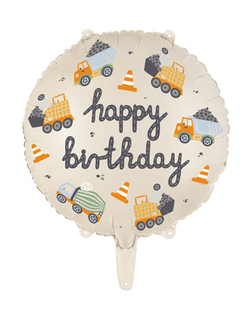 La mulți ani Ballon Site Truck 45 cm