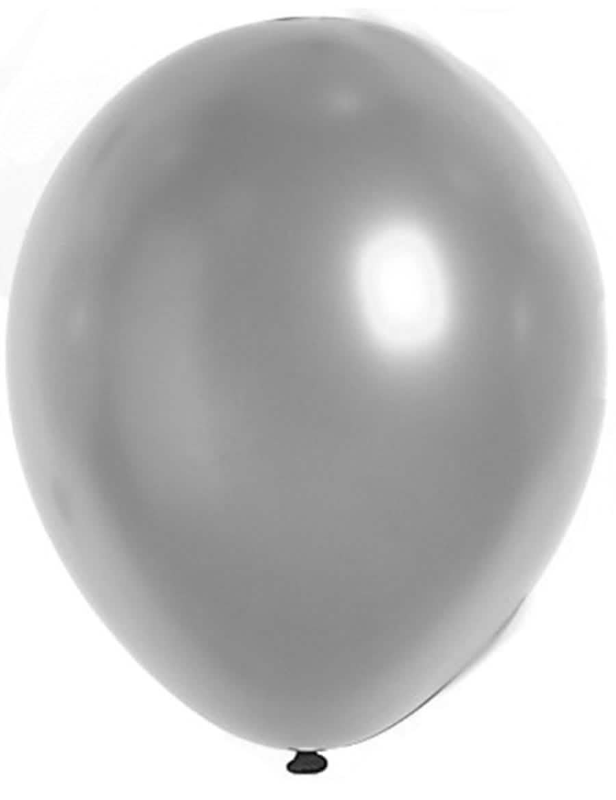 Balon argintiu metalizat pentru petrecere, culoare argintiu strălucitor