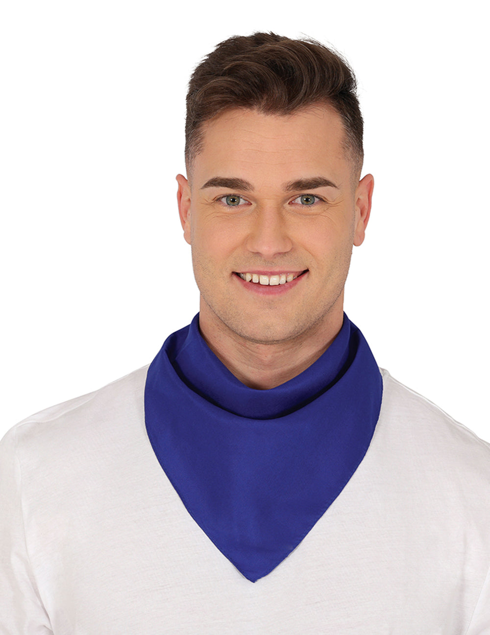 Bandana uni pour adulte bleu foncé