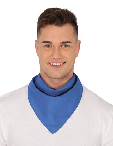 Bandana uni bleu