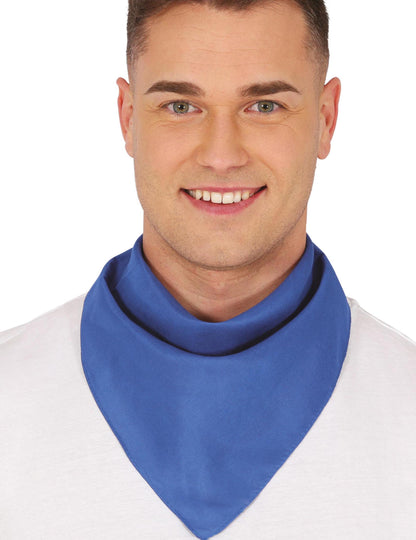 Bandana uni bleu