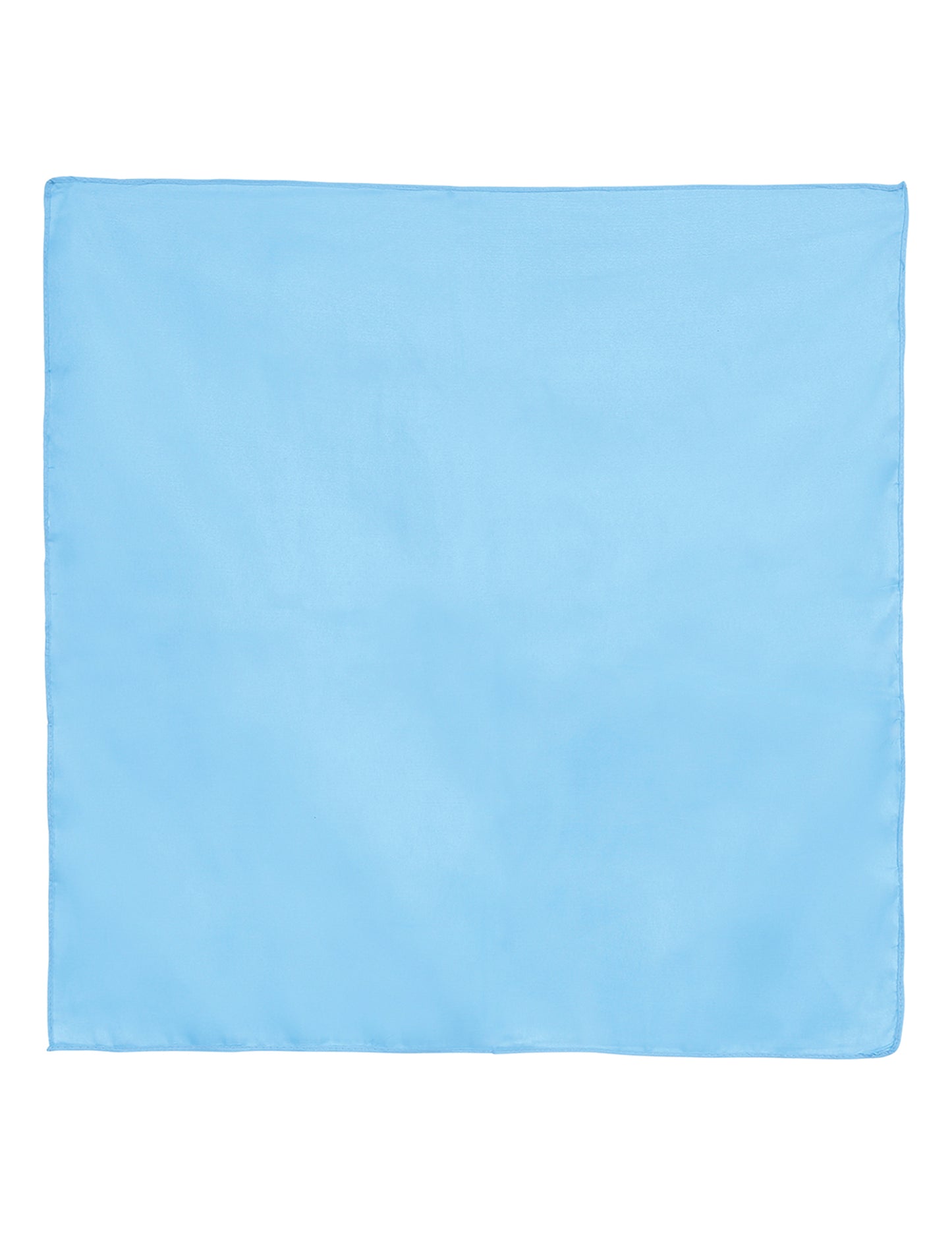 Vue à plat du bandana uni pour adulte