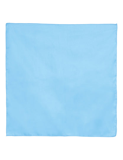 Vue à plat du bandana uni pour adulte