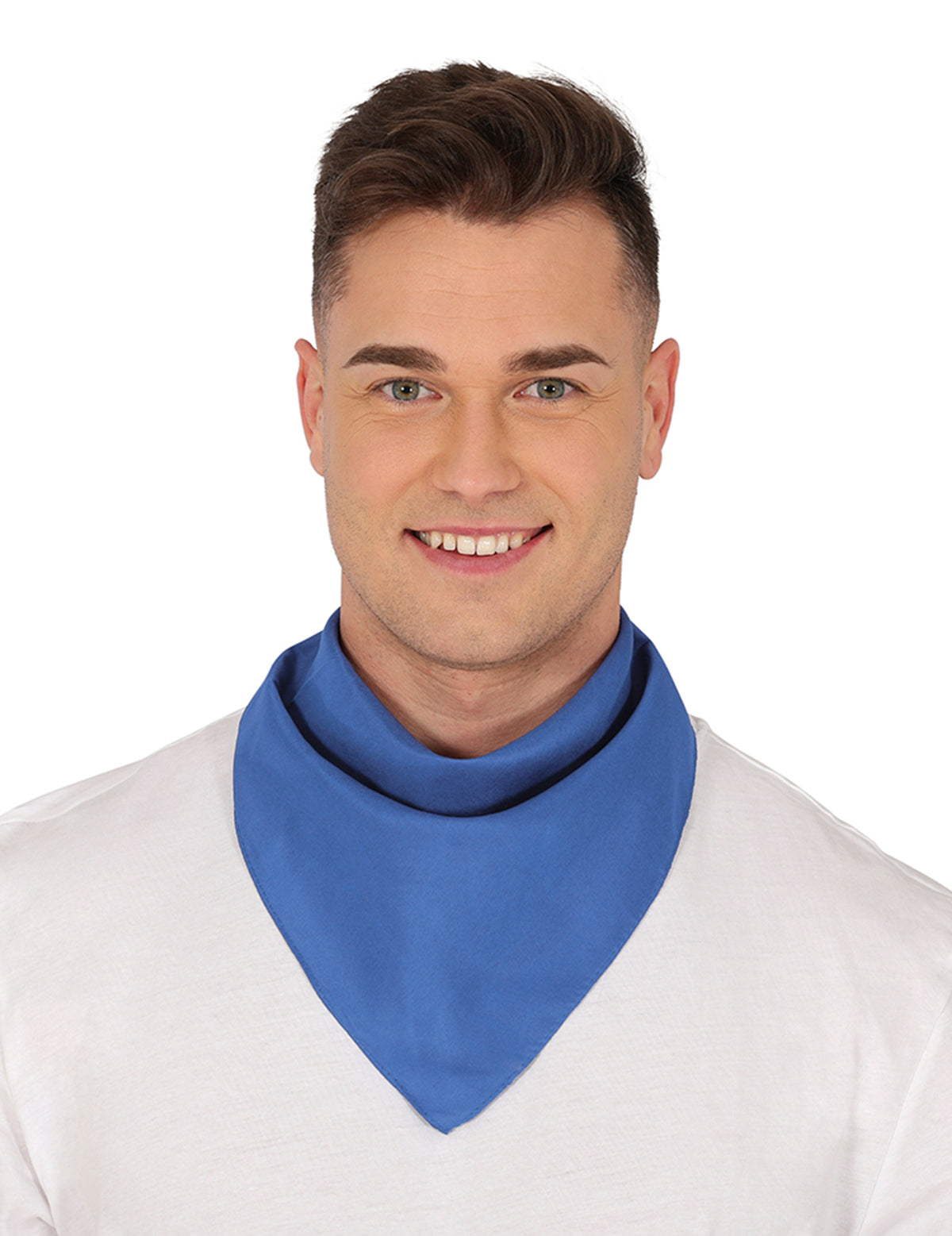 Bandana uni pour adulte bleu
