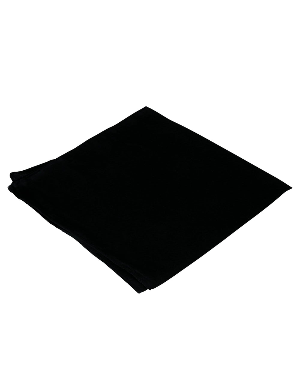 Vue pliée du bandana uni pour adulte