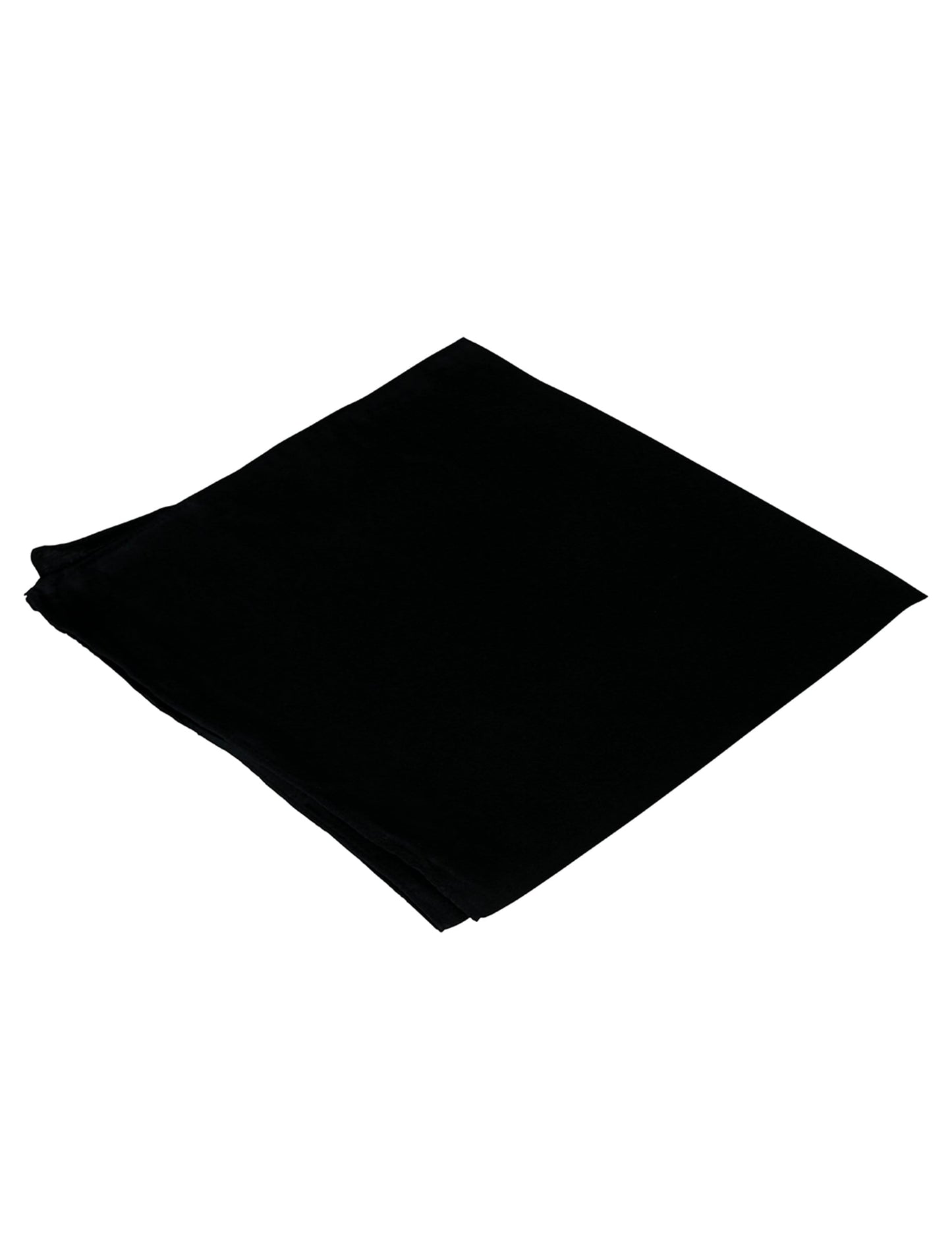 Vue pliée du bandana uni pour adulte