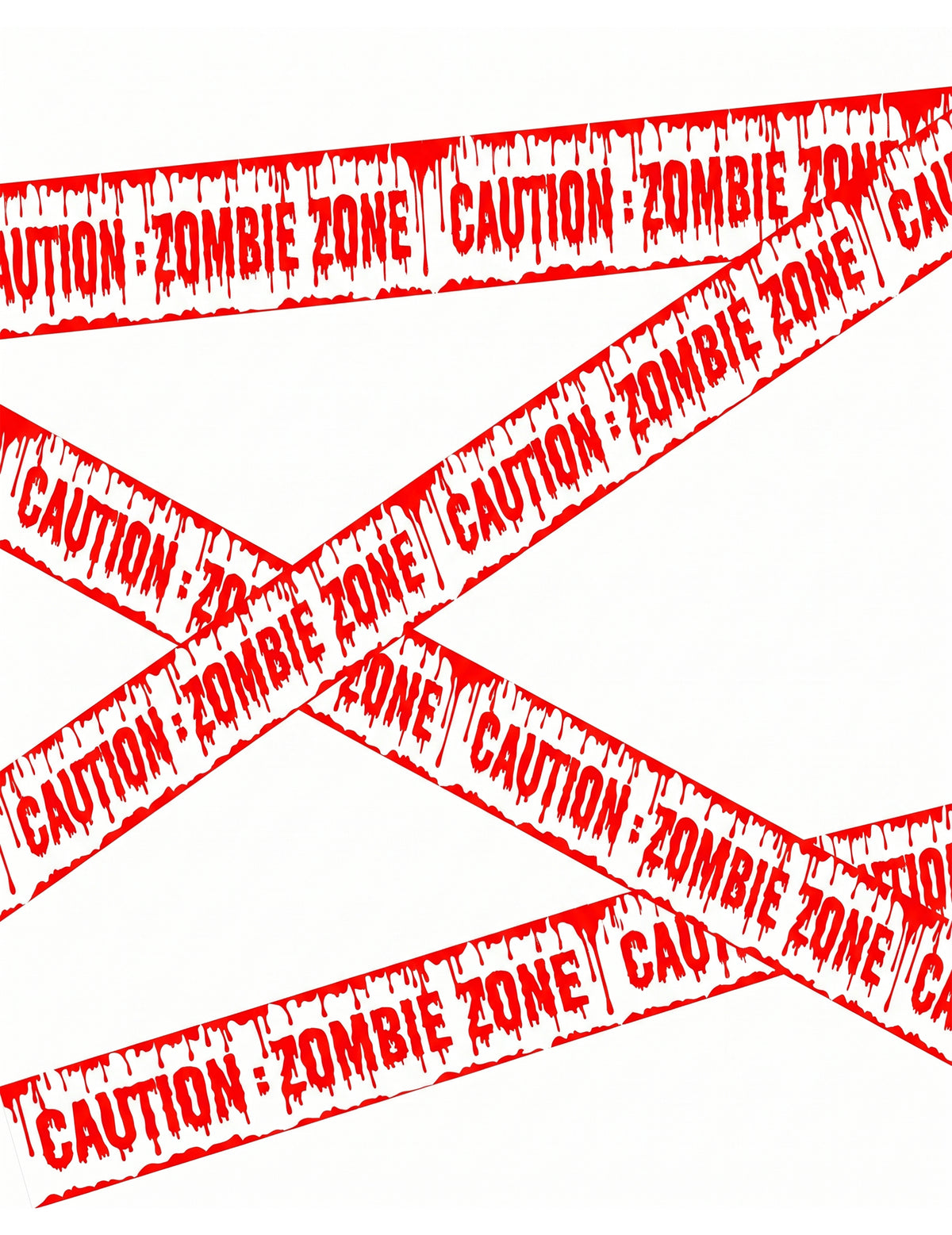 Bandă de delimitare Zombie Zone 6m