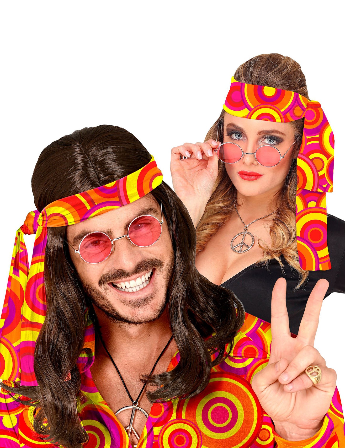 Banner pentru adulți cu bule portocalii din anii 70
