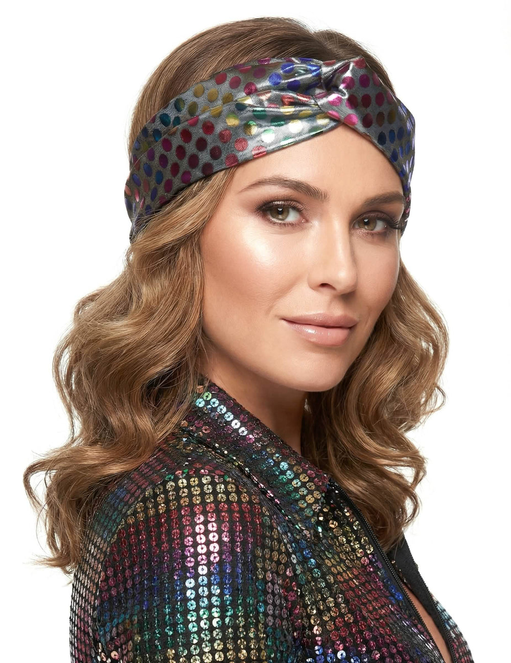 Bandă disco pentru femeie multicolor gamă înaltă