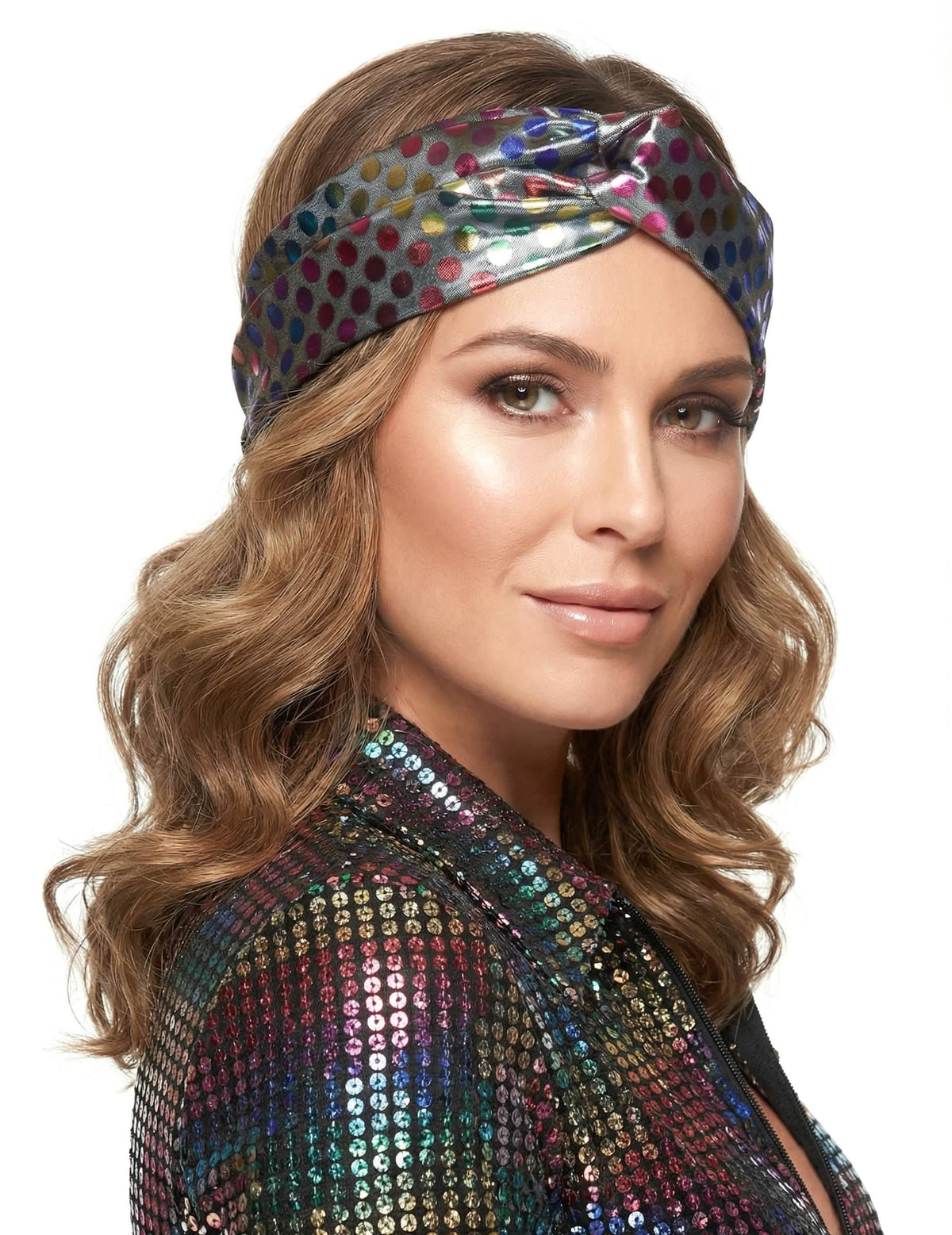 Bandă disco pentru femeie multicolor gamă înaltă